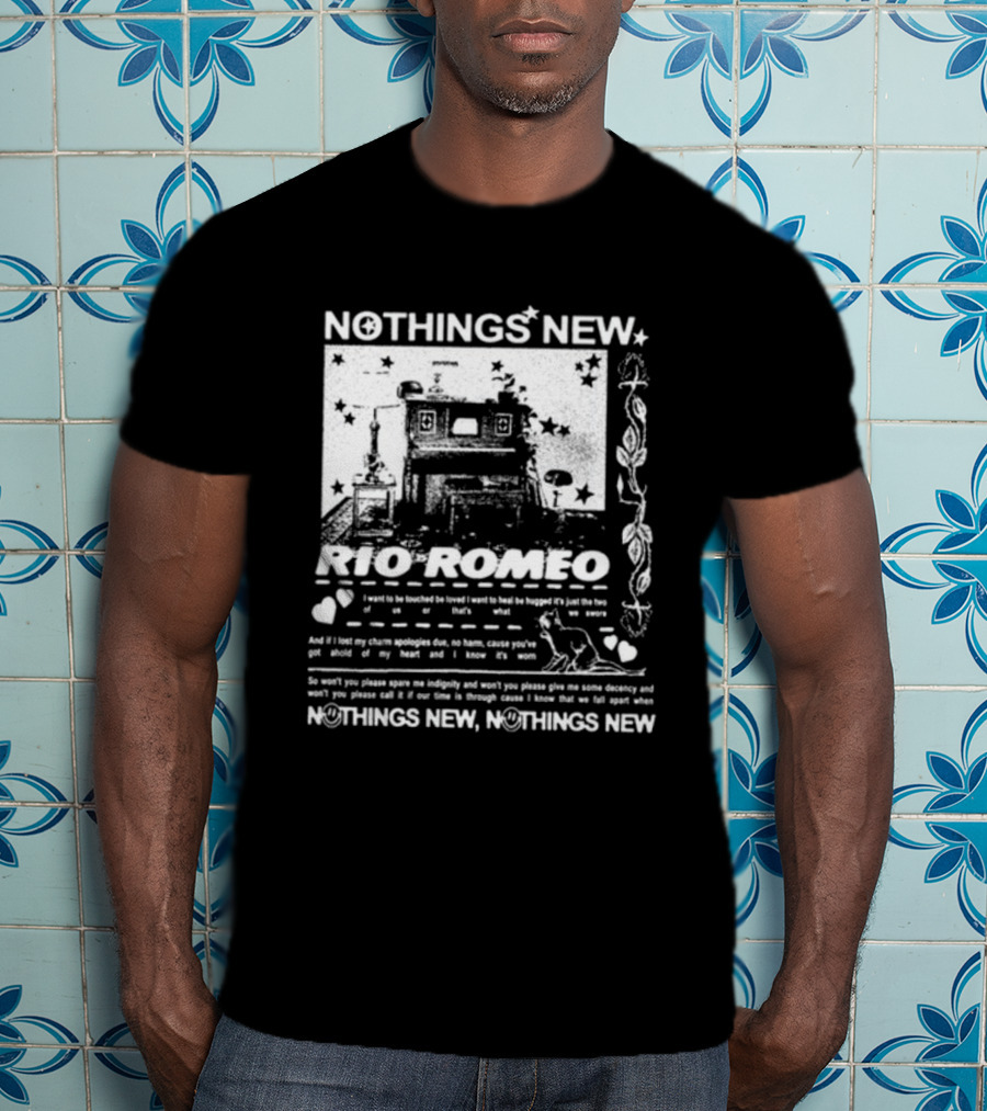 Nothing's New Nothing's New Rio Romeo House Stars Cats Balloons T-Shirt