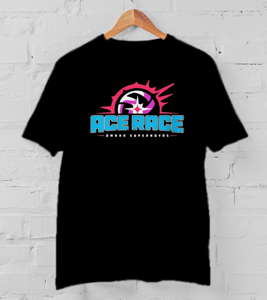 Omaha Supernovas Ace Race Volleyball Burst T-Shirt