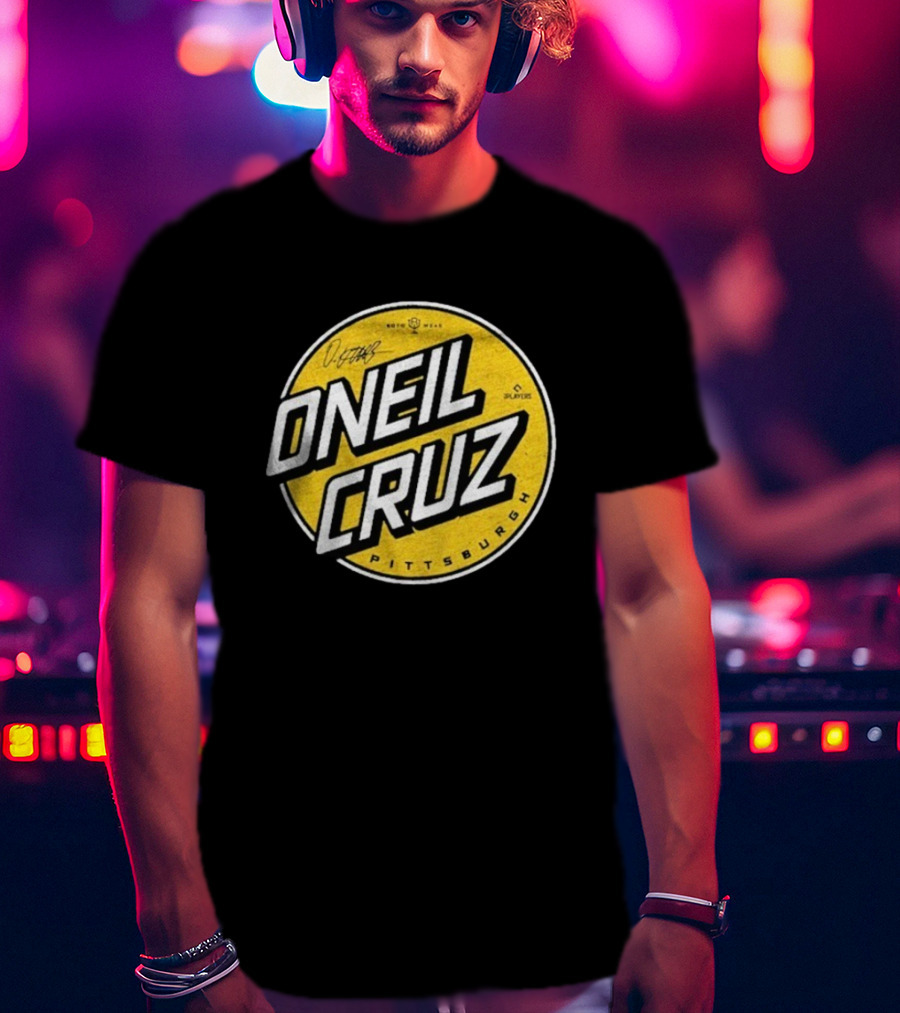 Oneil Cruz Pittsburgh Pirates Moto Wear Players Circle T-Shirt