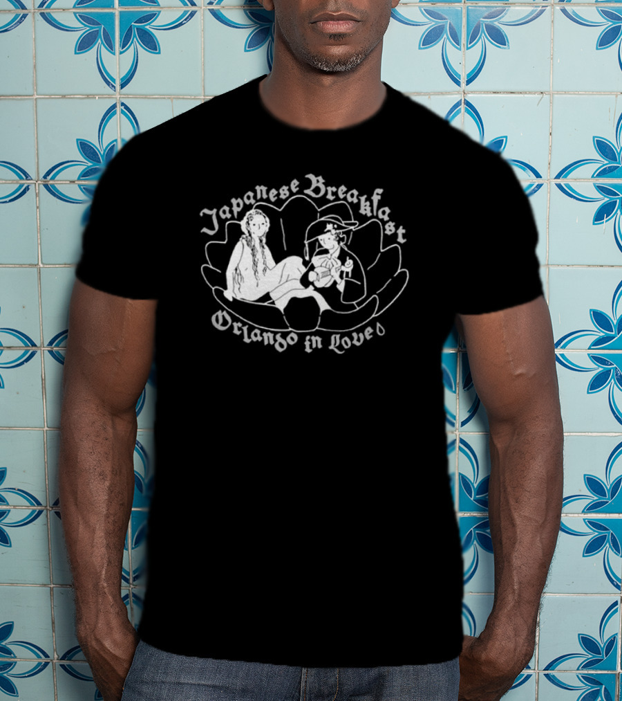 Japanese Breakfast Orlando In Love Cobalt Lotus Duo T-Shirt