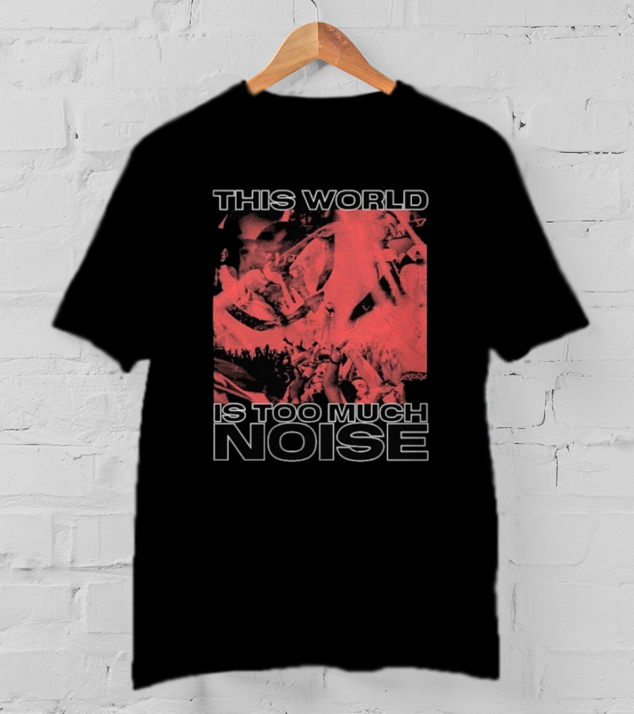 This World Is Too Much Noise Rise Against Concert Imagery T-Shirt