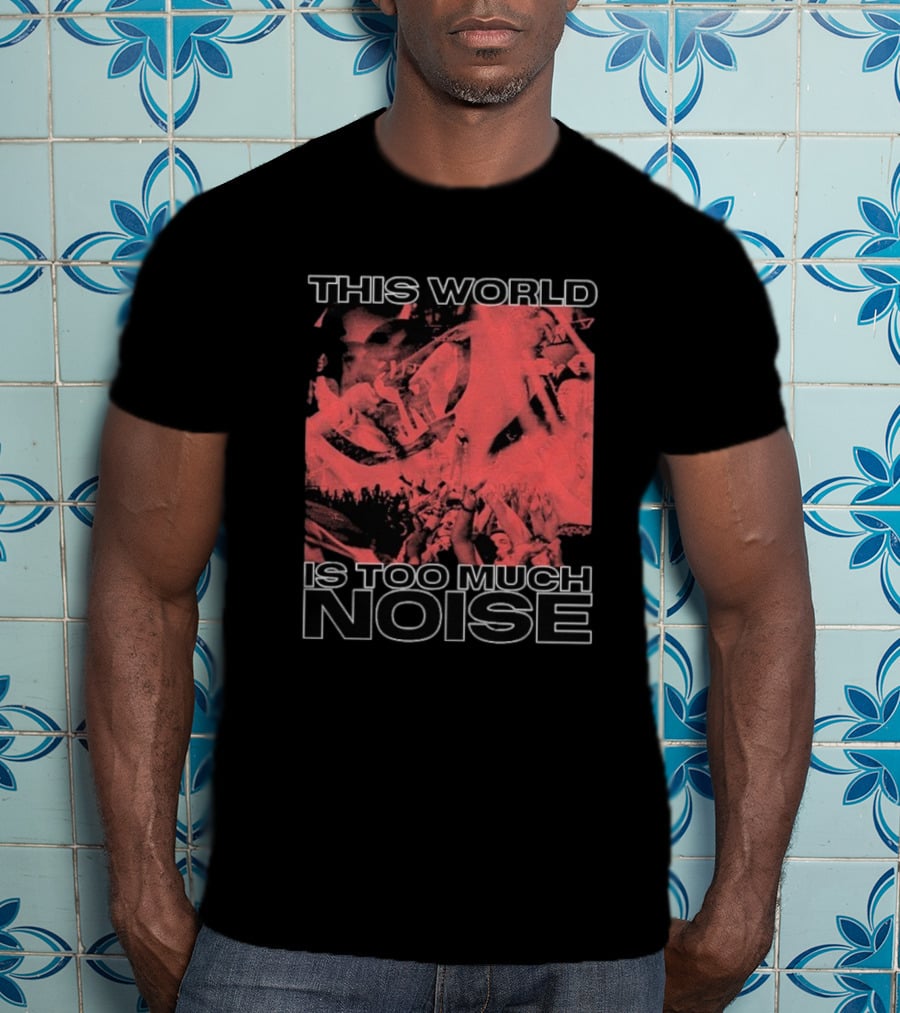 This World Is Too Much Noise Rise Against Concert Imagery T-Shirt