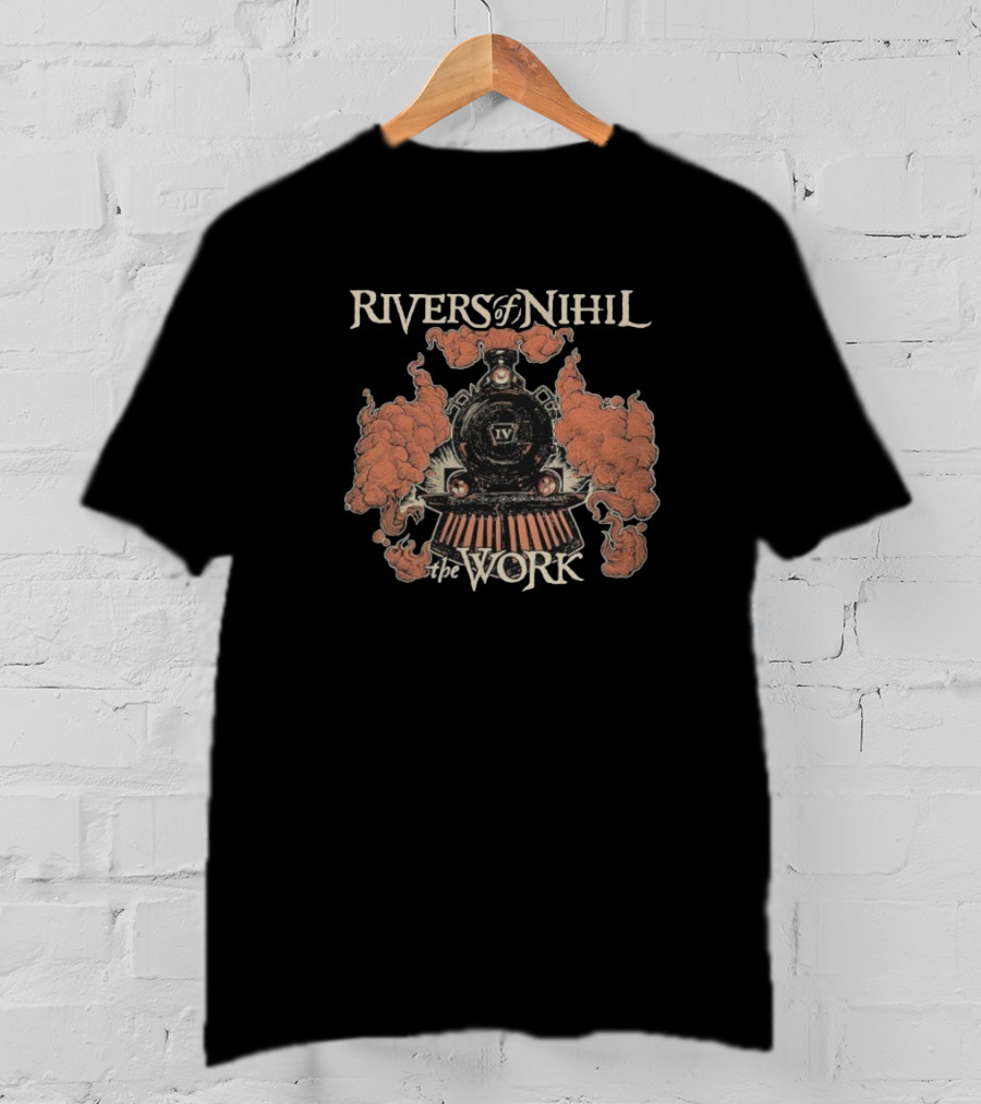 Rivers Of Nihil The Work Train Smoke Engine Graphic T-Shirt