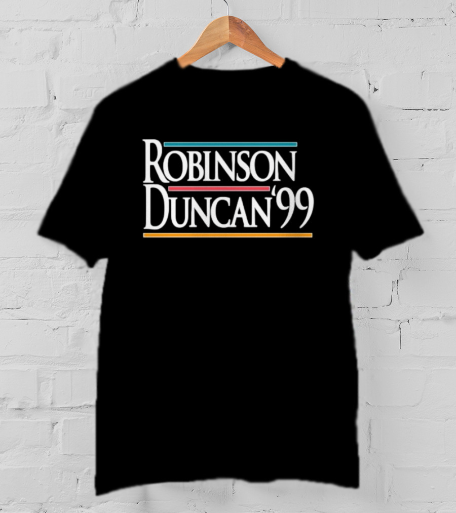 Robinson Duncan '99 Retro Style Lines T-Shirt