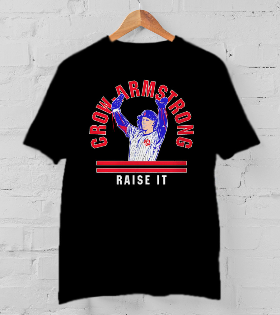 Crow-Armstrong PCA Raise It Baseball Victory Icon T-Shirt