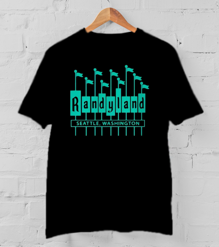 Randyland Seattle Washington Flags T-Shirt