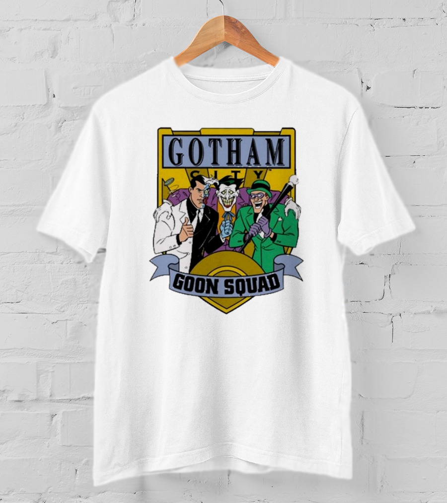 Gotham City Goon Squad Joker Riddler Trios T-Shirt