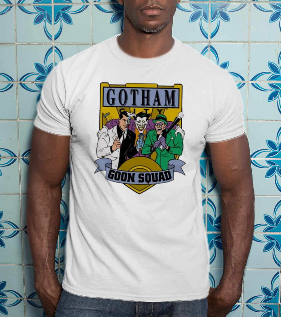 Gotham City Goon Squad Joker Riddler Trios T-Shirt