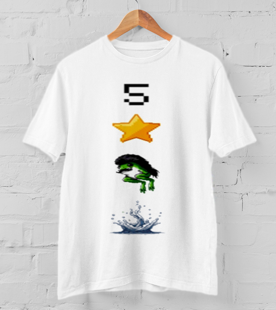 Heart And Sole Customs 5 Star Frog Jump Splash T-Shirt