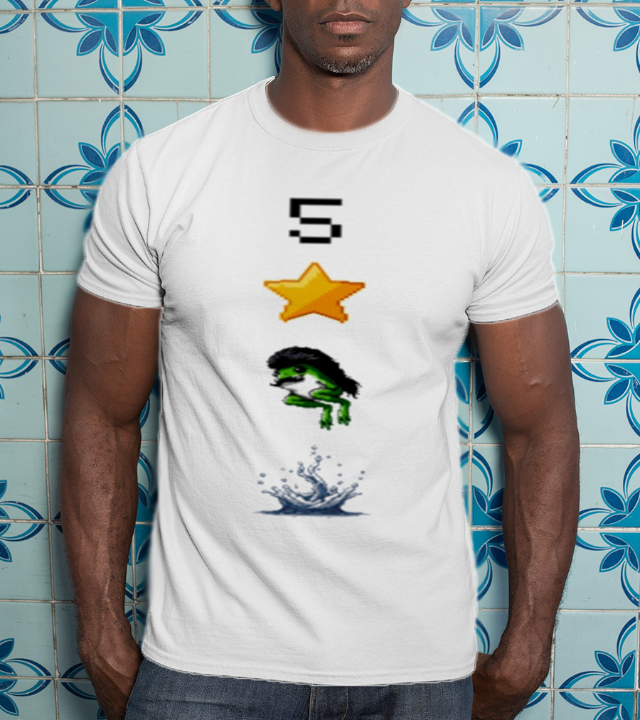 Heart And Sole Customs 5 Star Frog Jump Splash T-Shirt