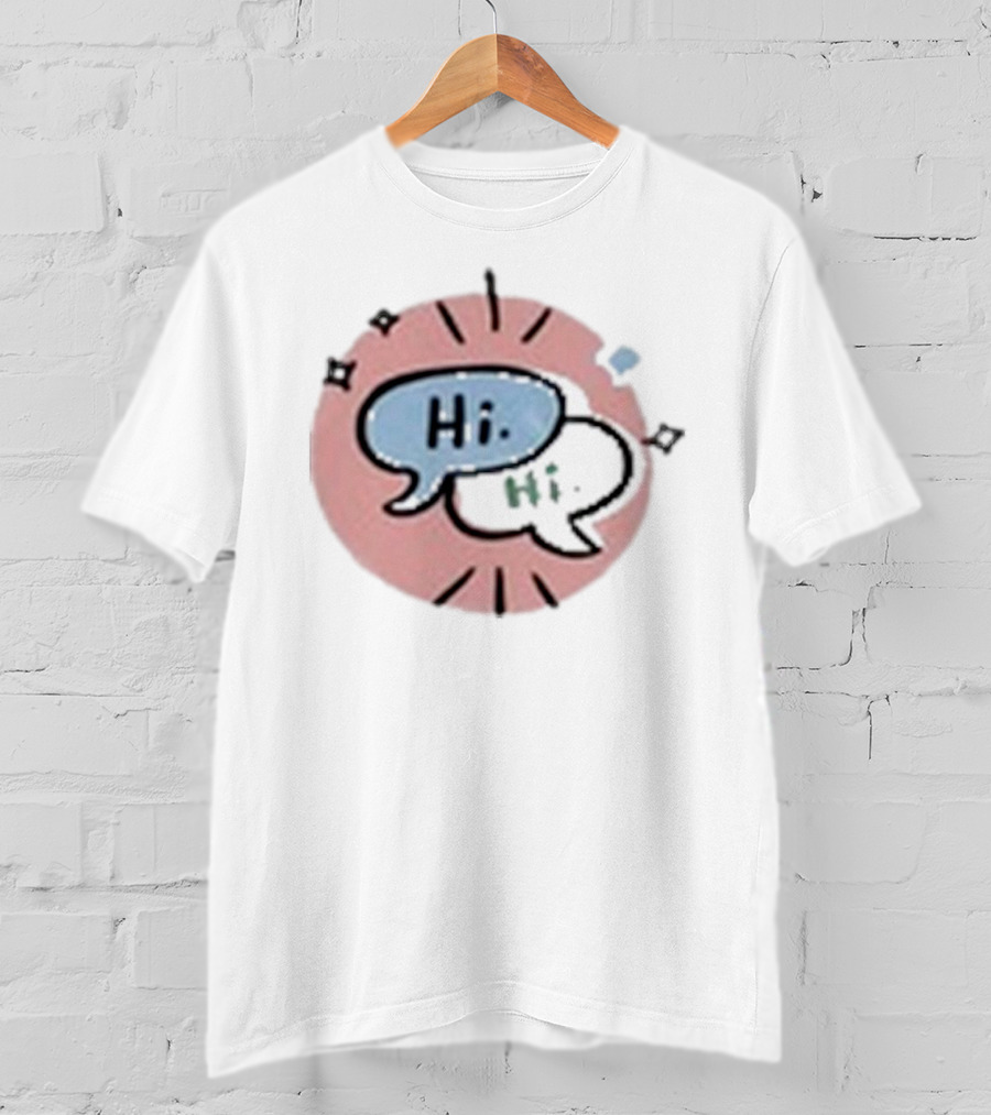 Heartstopper Hi Hi Love Story Conversation Bubbles T-Shirt