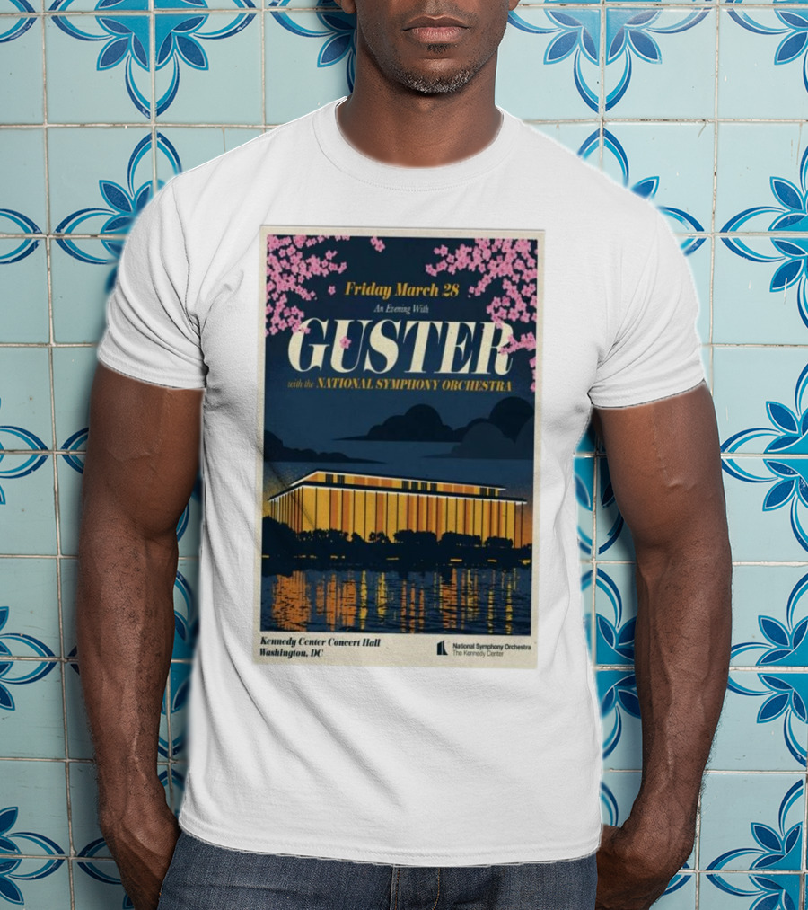 Friday March 28 An Evening With Guster National Symphony Orchestra Kennedy Center Washington DC T-Shirt
