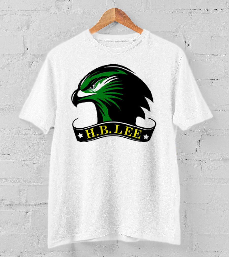 H.B. Lee Green Eagle Emblem T-Shirt