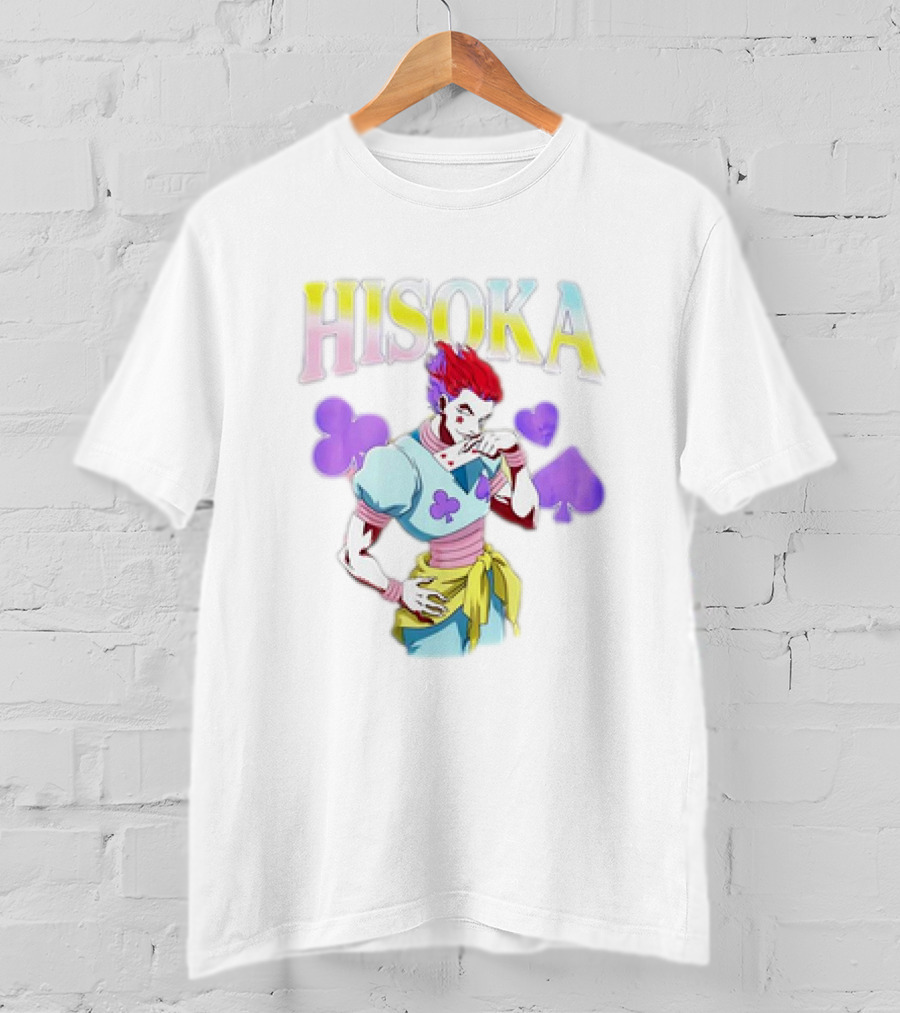 Hisoka Colorful Playing Cards Hunter X Hunter T-Shirt