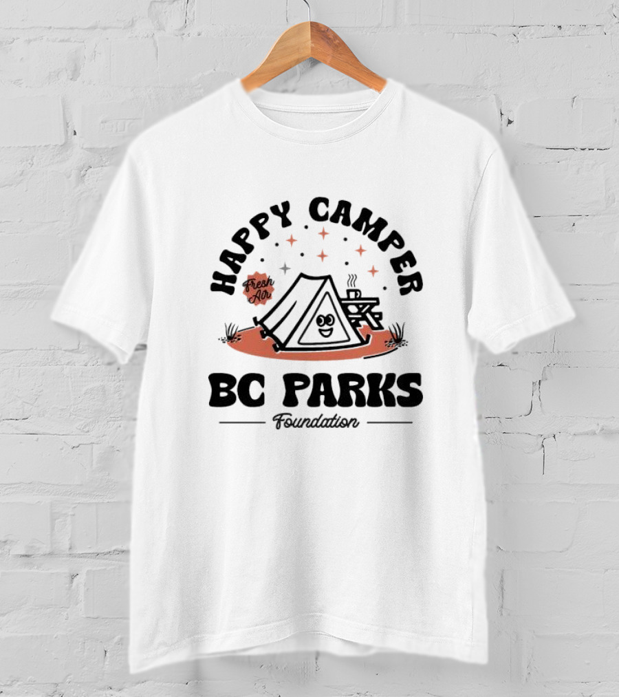 Happy Camper Fresh Air BC Parks T-Shirt