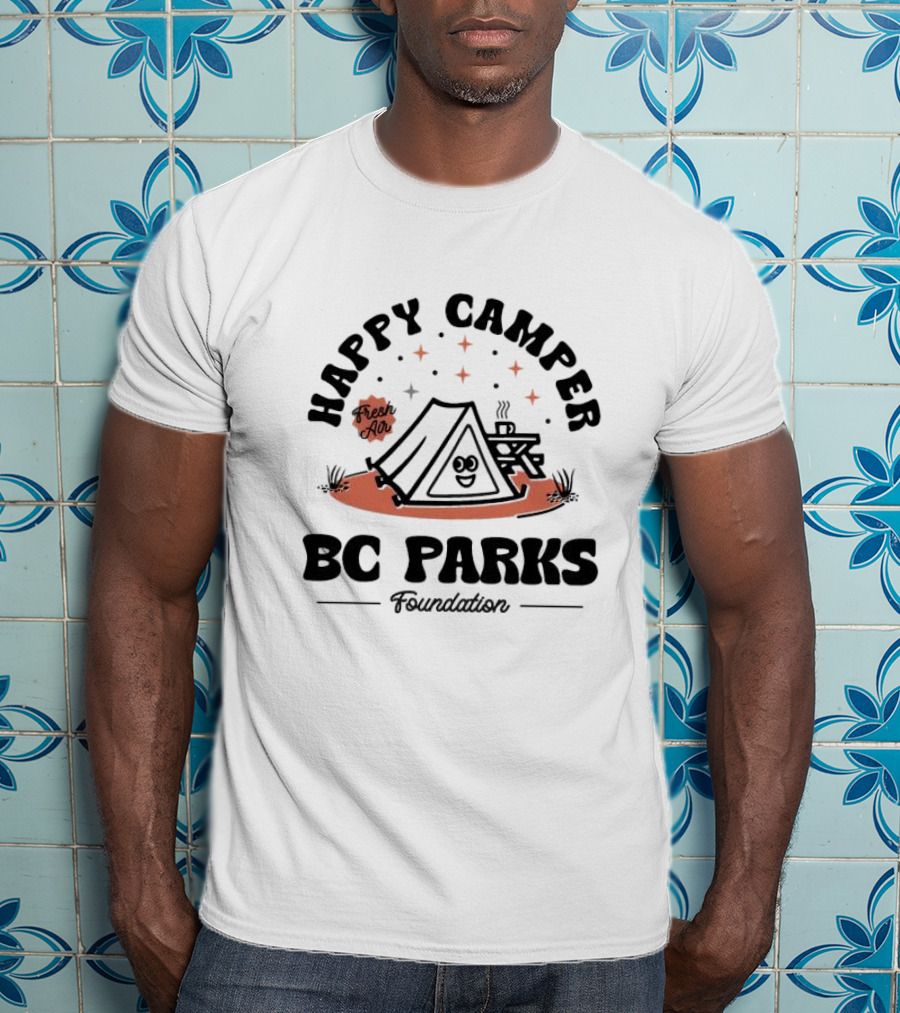 Happy Camper Fresh Air BC Parks T-Shirt