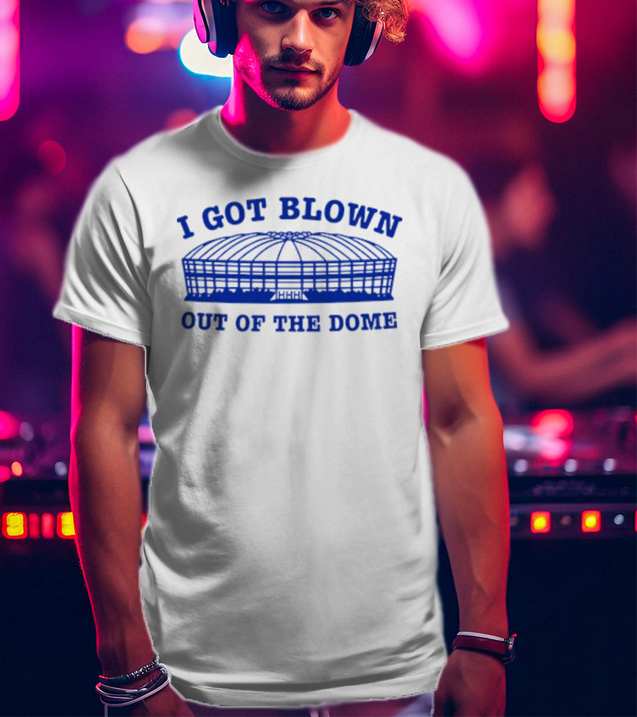 I Got Blown Out Of The Dome Stadium Illustration T-Shirt