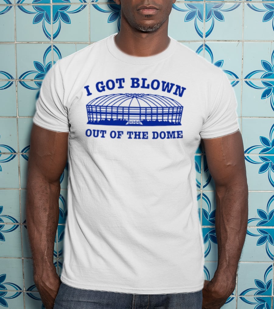 I Got Blown Out Of The Dome Stadium Illustration T-Shirt