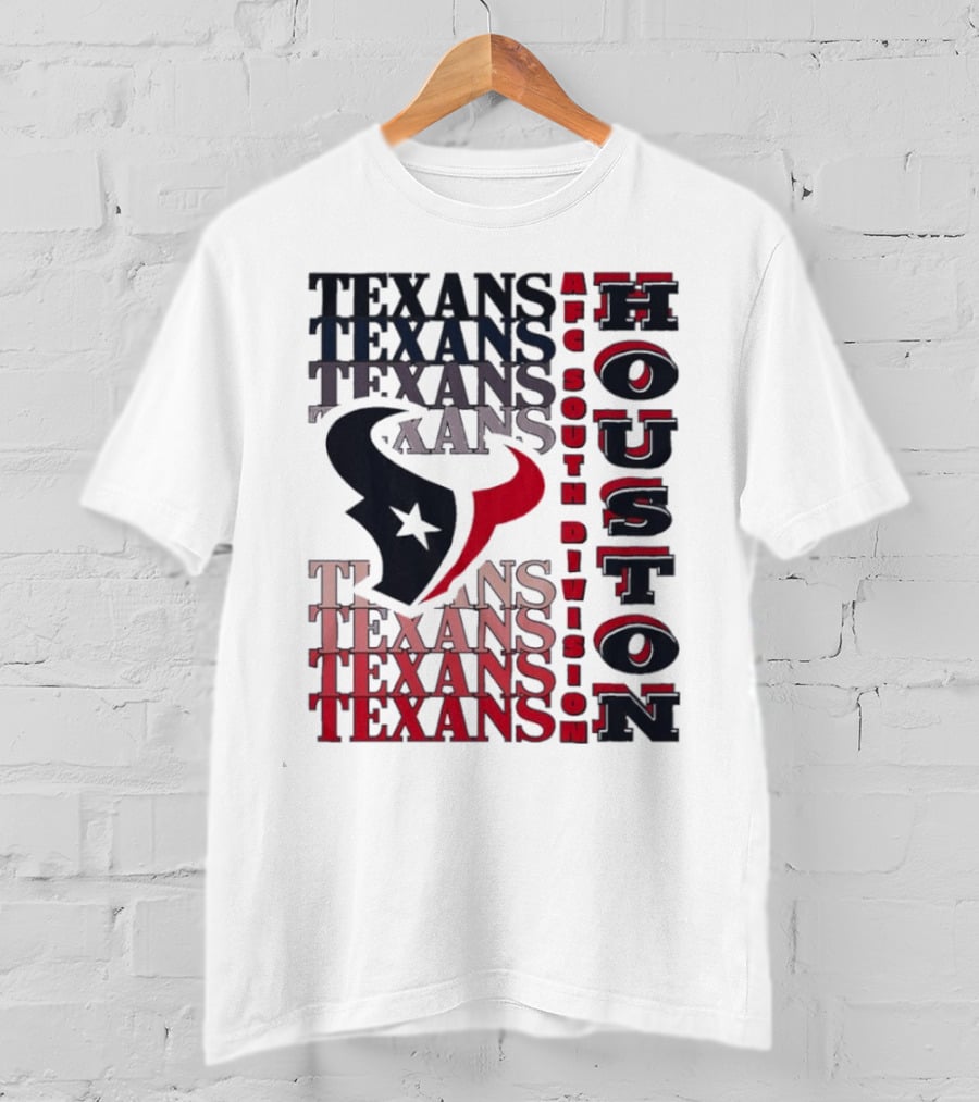 Houston Texans AFC South Division Texans Football T-Shirt