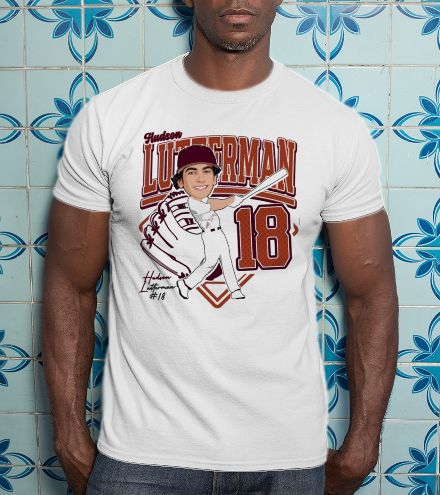 Hudson Lutterman 18 Baseball Player 2025 T-Shirt