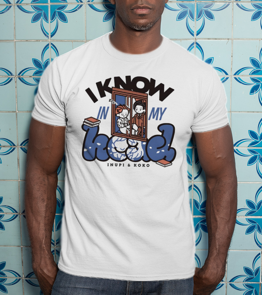 I Know In My Head Inupi And Koko Retro Comic Style T-Shirt