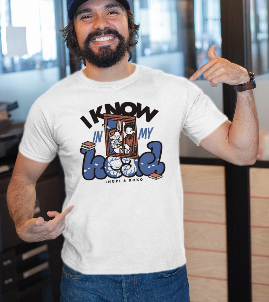 I Know In My Head Inupi And Koko Retro Comic Style T-Shirt