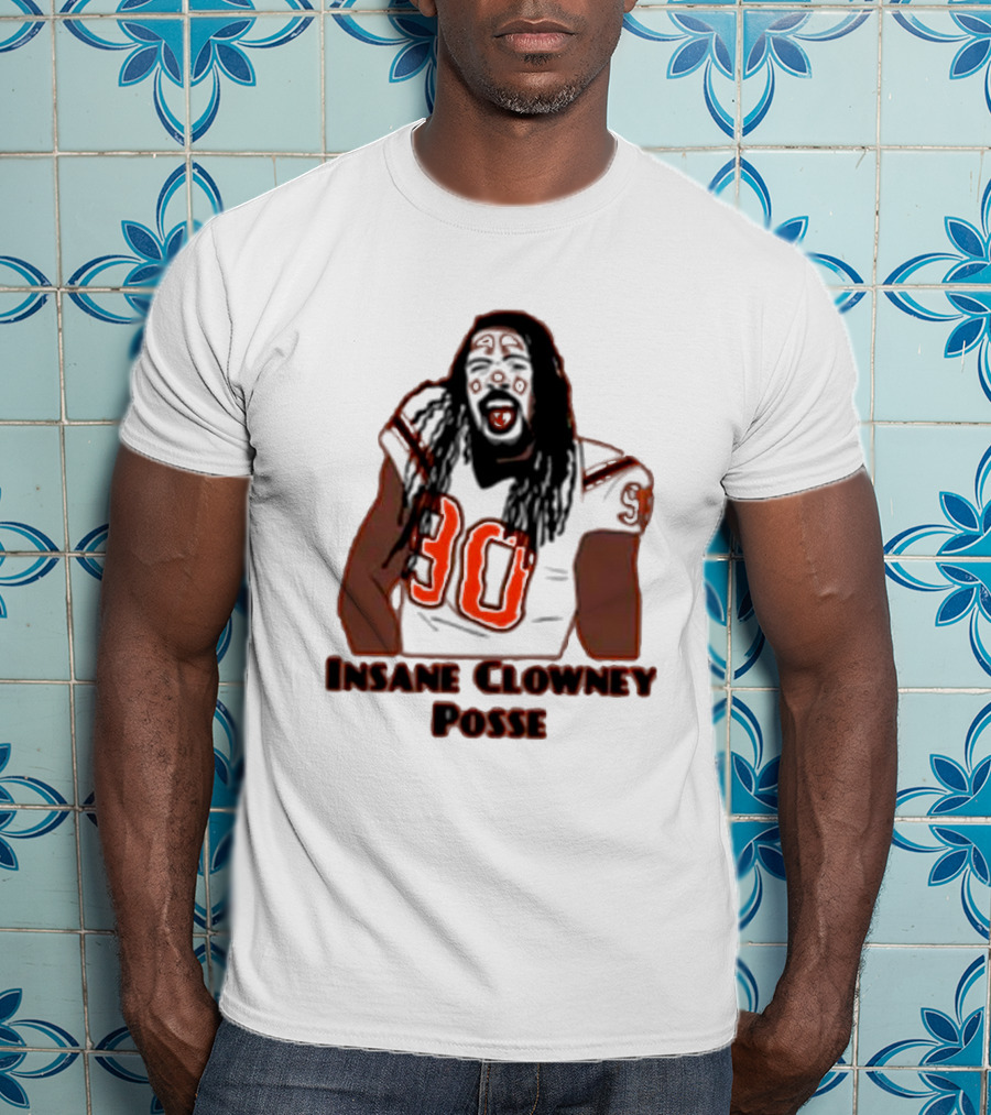 Insane Clowney Posse Player Number 90 Football Themed T-Shirt