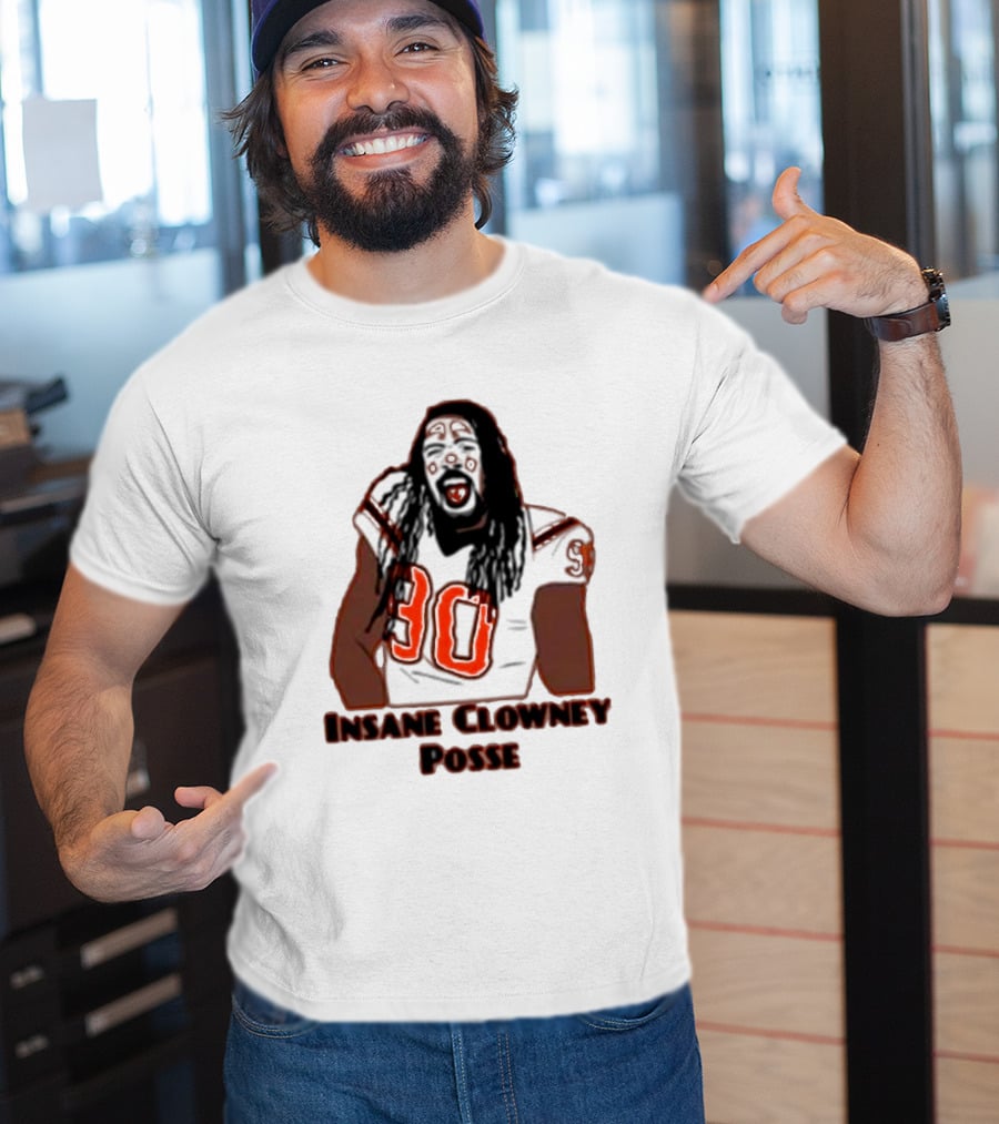 Insane Clowney Posse Player Number 90 Football Themed T-Shirt