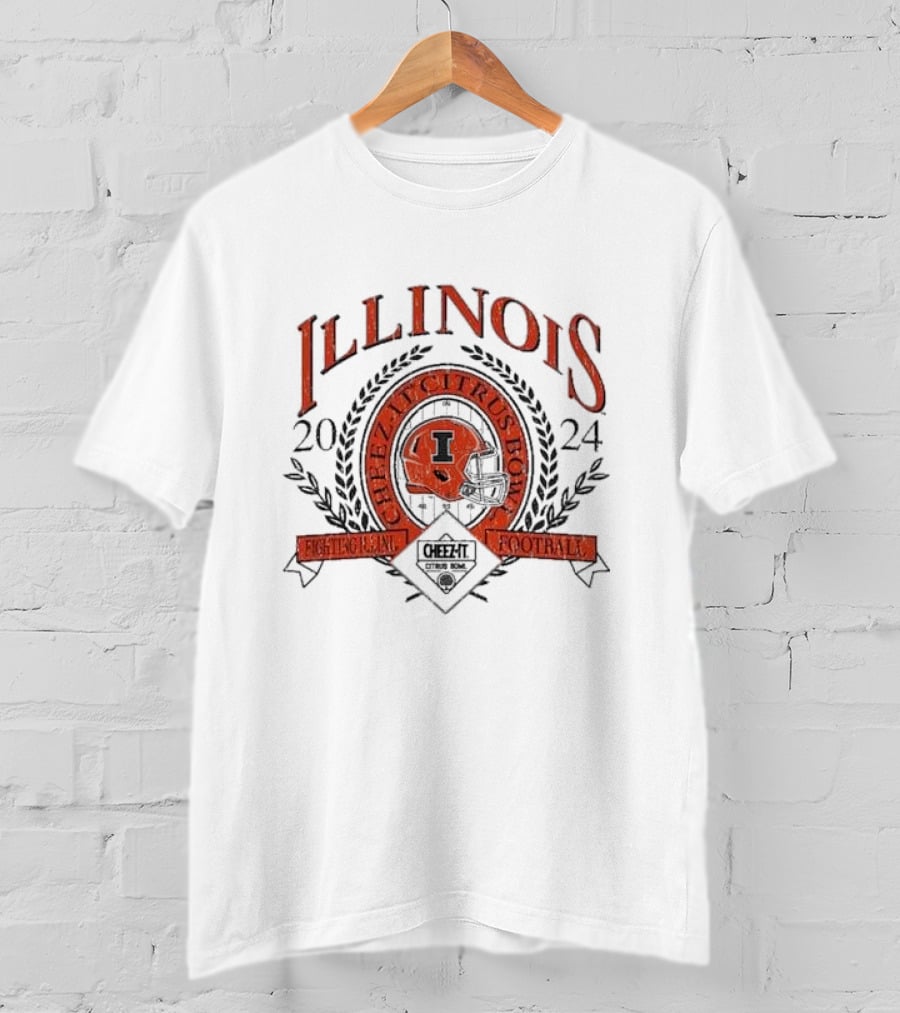 Illinois Fighting Illini Cheez-It Citrus Bowl Football T-Shirt