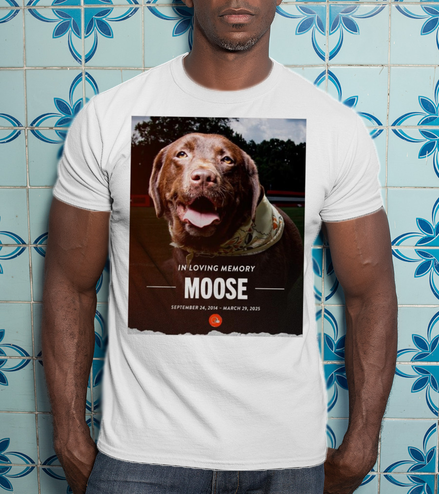 Cleveland Browns NFL In Loving Memory Moose September 24 2014 March 29 2025 Hard Knocks Star T-Shirt
