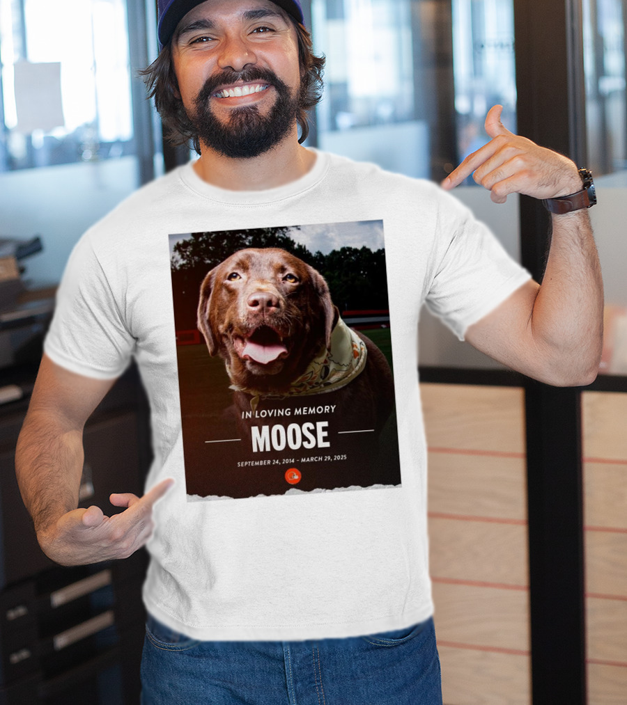 Cleveland Browns NFL In Loving Memory Moose September 24 2014 March 29 2025 Hard Knocks Star T-Shirt