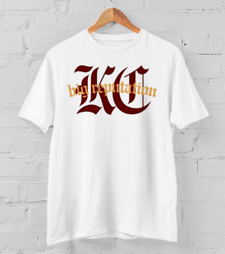Kc Big Reputation Bold Gothic Style T-Shirt
