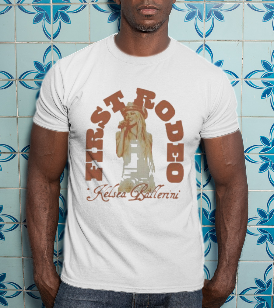 Kelsea Ballerini First Rodeo Cowgirl Hat Microphone T-Shirt