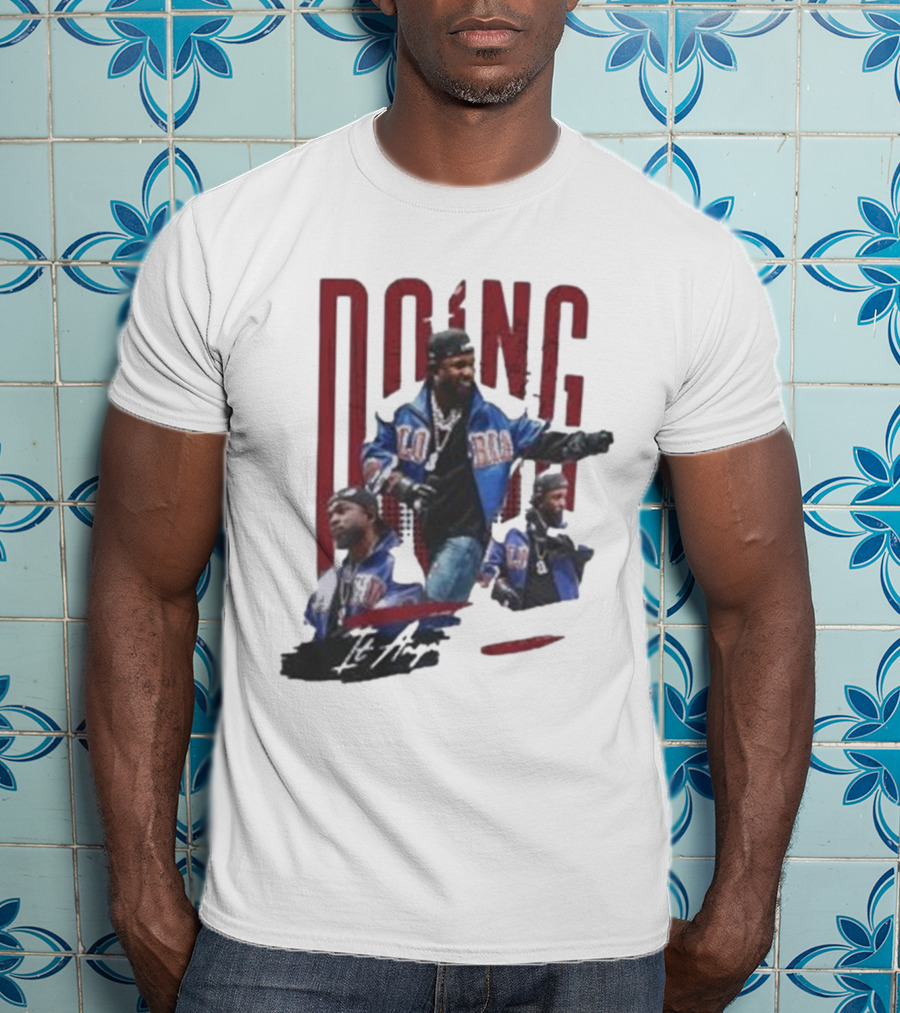 Kendrick Lamar Doing It Anyway Hey Drake Blue Jacket T-Shirt