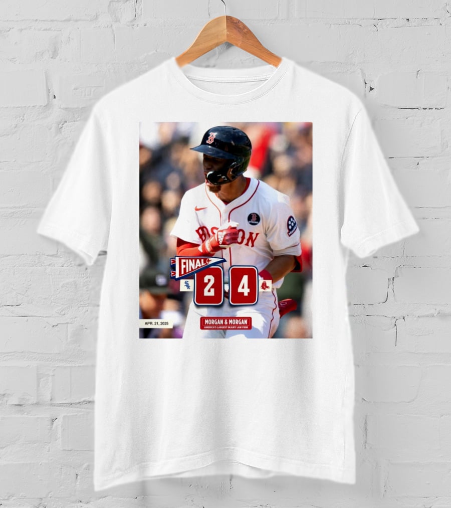 Boston Red Sox Victory Over Chicago White Sox 4-2 Marathon Monday Apr 21 2025 T-Shirt