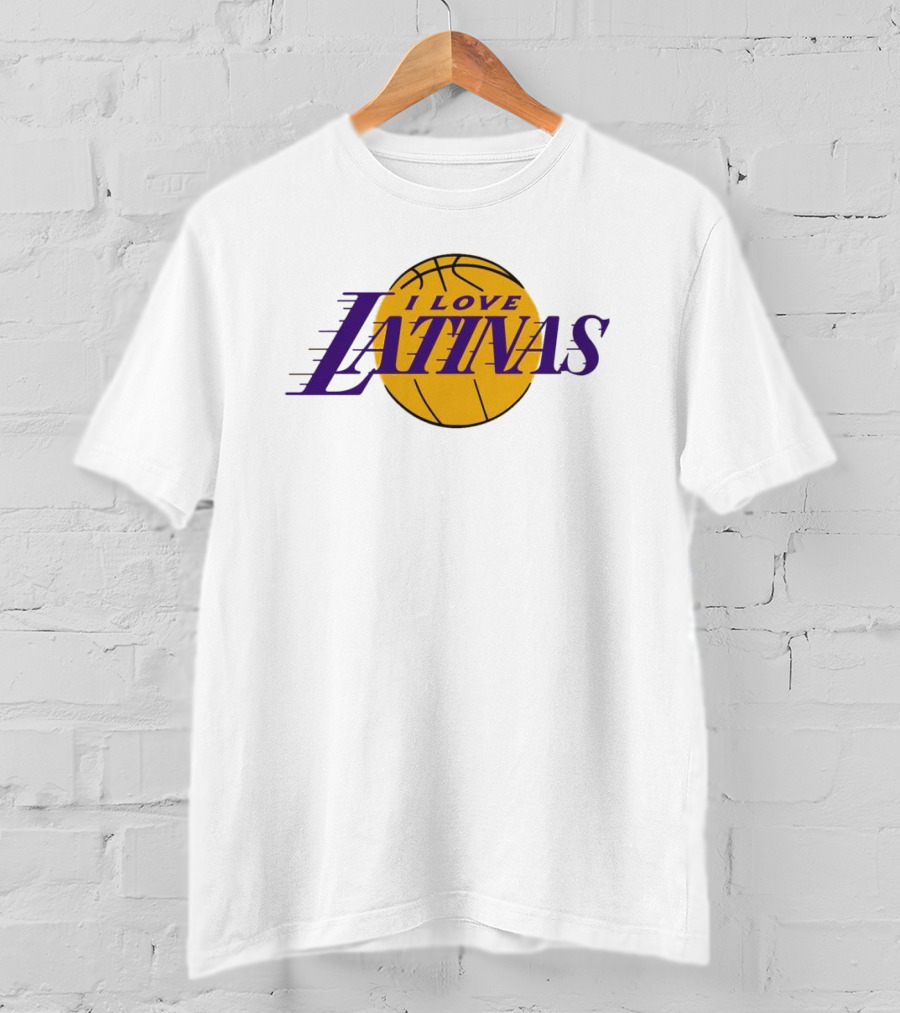 LA Basketball I Love Latinas T-Shirt