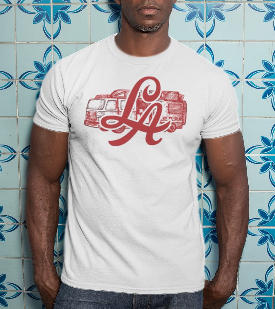 LA Retro Van Road Trip Adventure T-Shirt