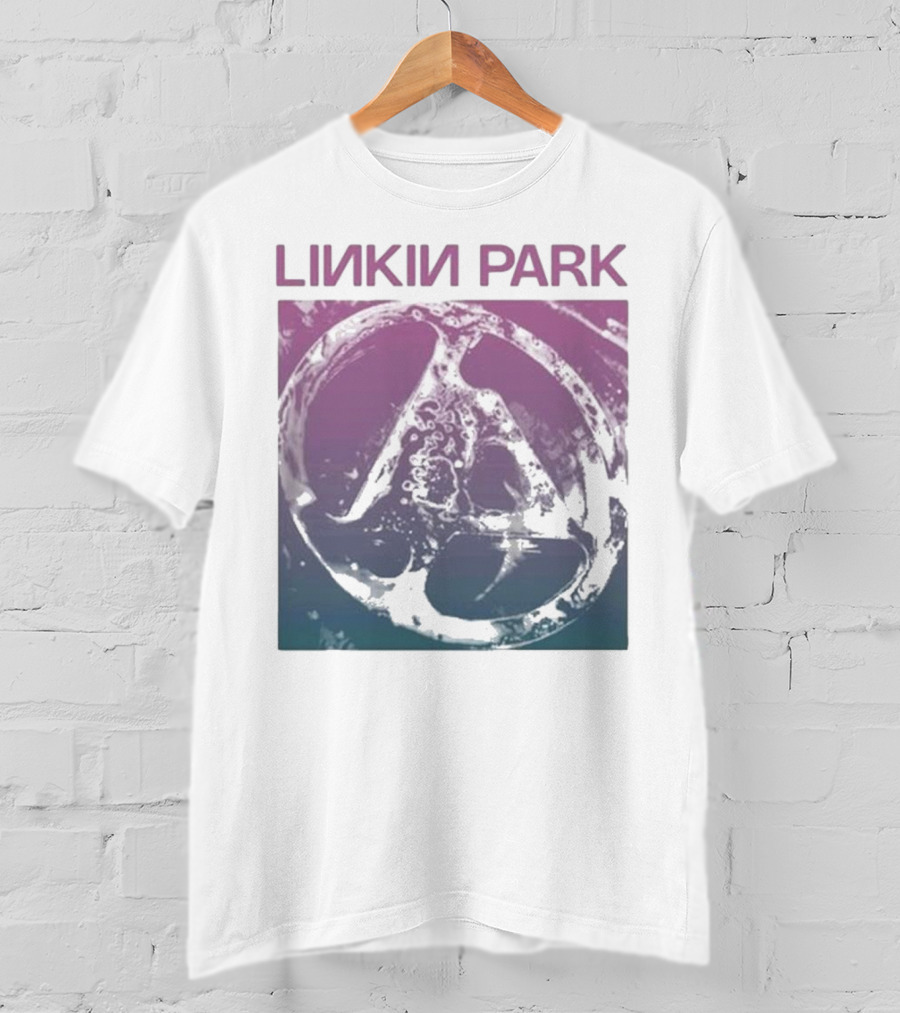 Linkin Park Gradient Circle Symbol Fz Deluxe Drop Shoulder T-Shirt