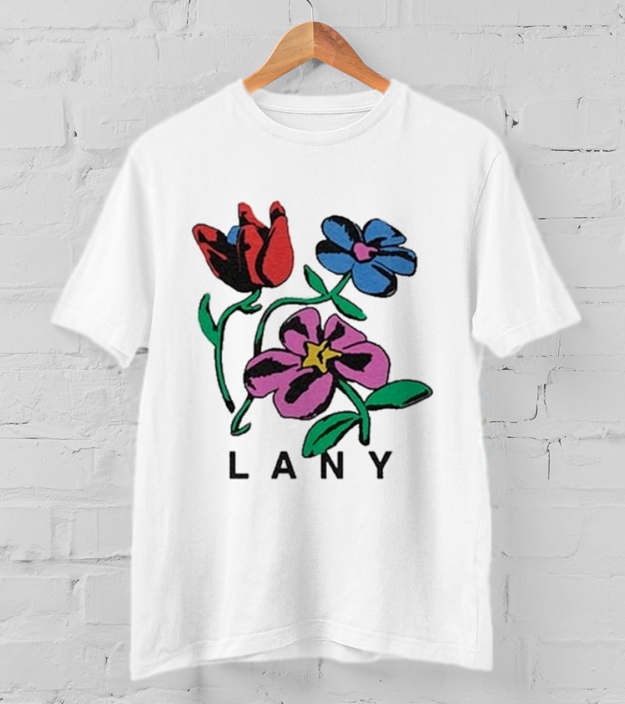 Lany ILYSB Colorful Flowers Artwork T-Shirt