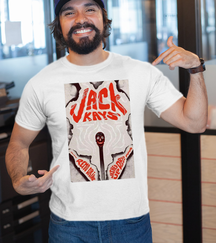 Jack Kays March 9 2025 St. Andrew’s Hall Detroit Featuring Remo Drive Washed Up Dried Up Tour T-Shirt