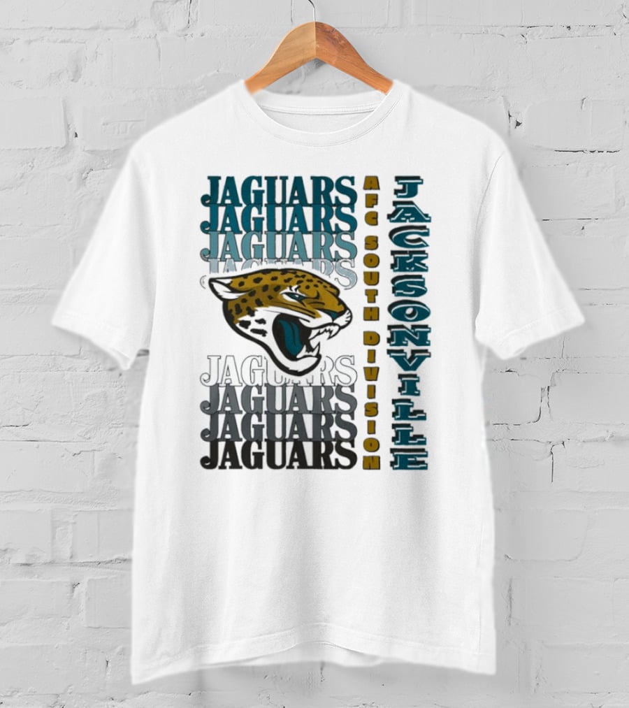 Jacksonville Jaguars AFC South Division Bold Team Spirit T-Shirt