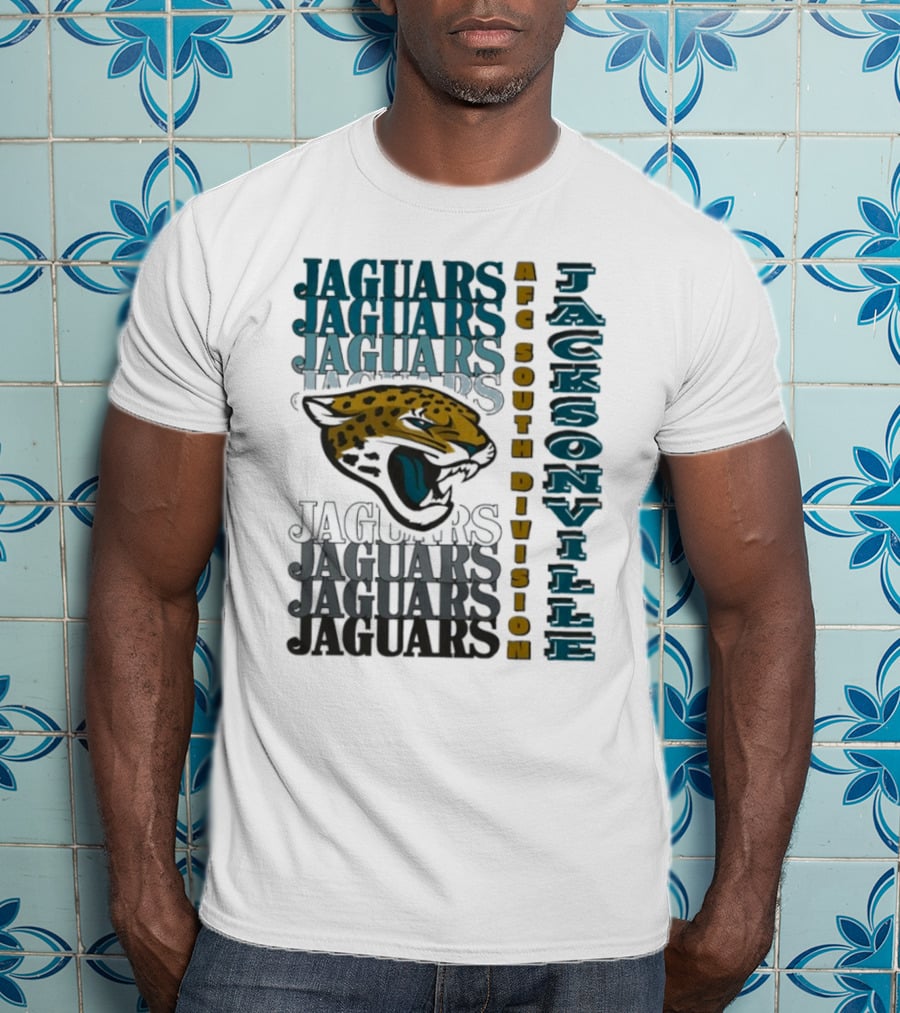 Jacksonville Jaguars AFC South Division Bold Team Spirit T-Shirt