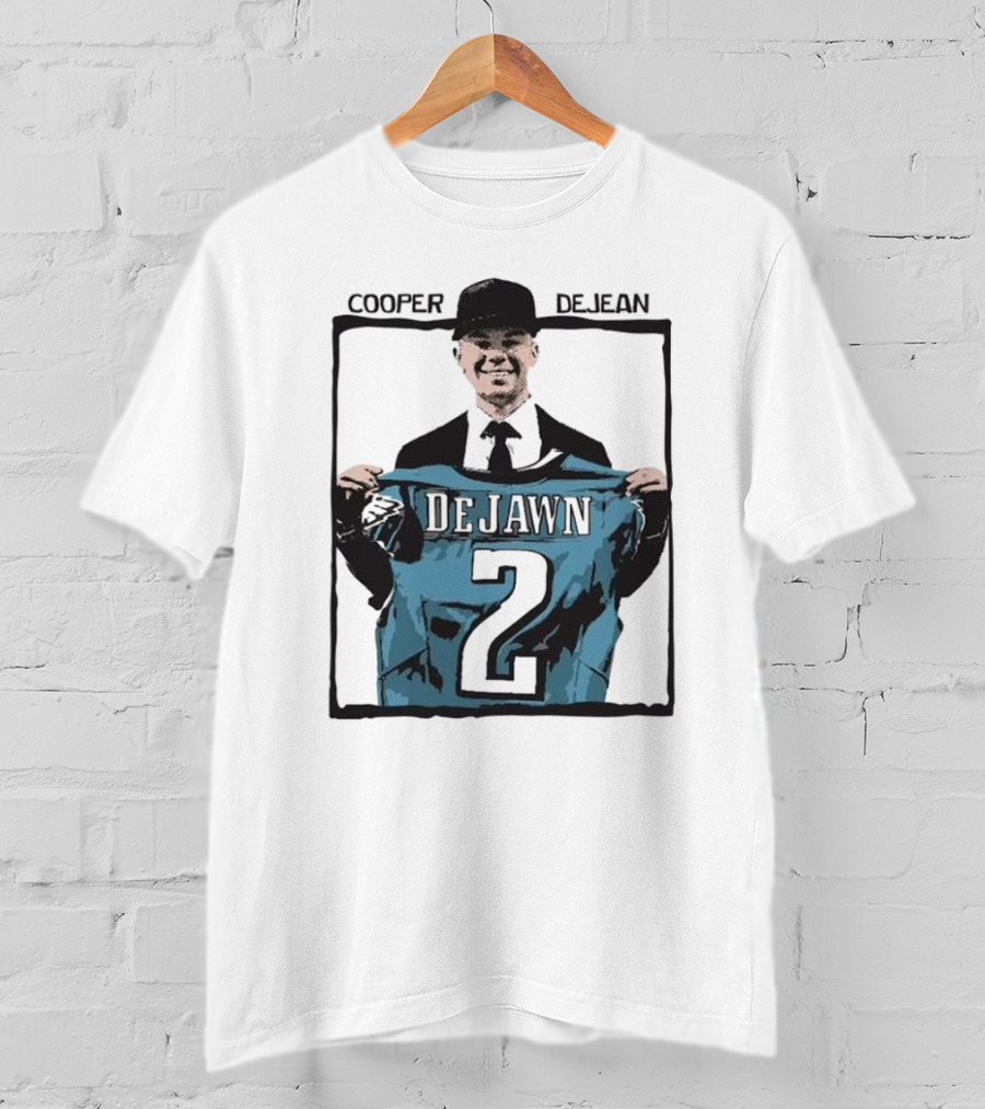 "Cooper DeJean DeJawn Philadelphia Eagles Dark Horse 2" T-Shirt