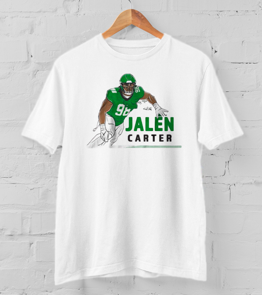 Jalen Carter 98 Philadelphia Eagles Big Dawg Pose NFL T-Shirt