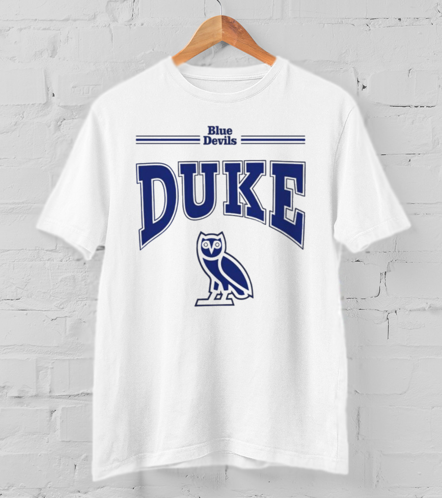 Jayson Tatum Ovo Duke Blue Devils Owl T-Shirt