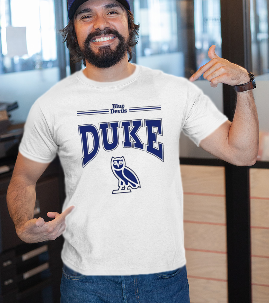 Jayson Tatum Ovo Duke Blue Devils Owl T-Shirt