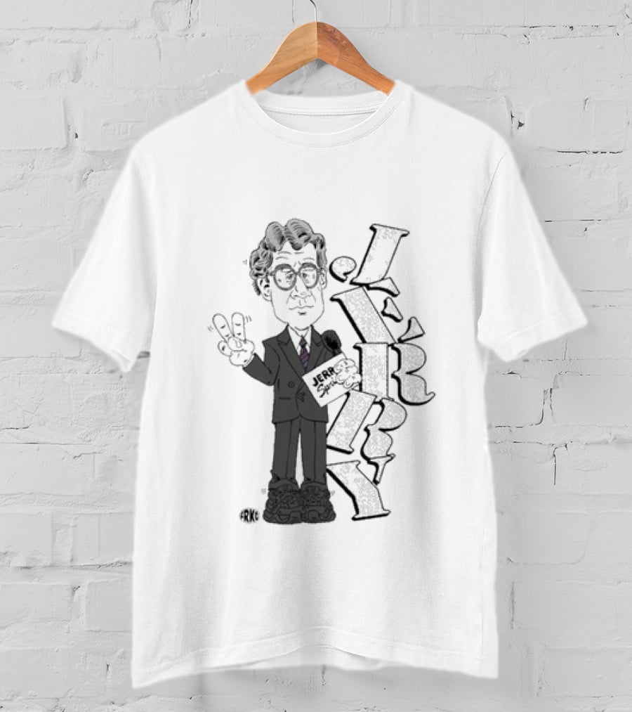 Jerry Tarkanian San Antonio Spurs Frko Basketball Character Cartoon T-Shirt