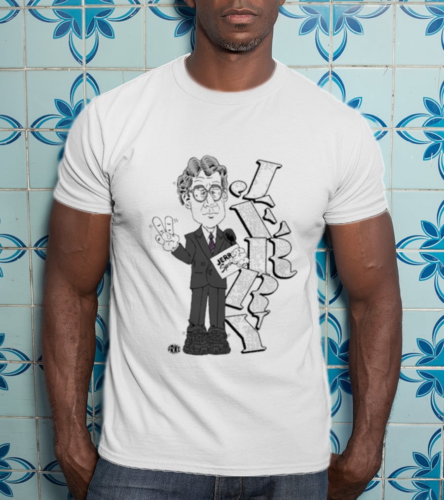 Jerry Tarkanian San Antonio Spurs Frko Basketball Character Cartoon T-Shirt