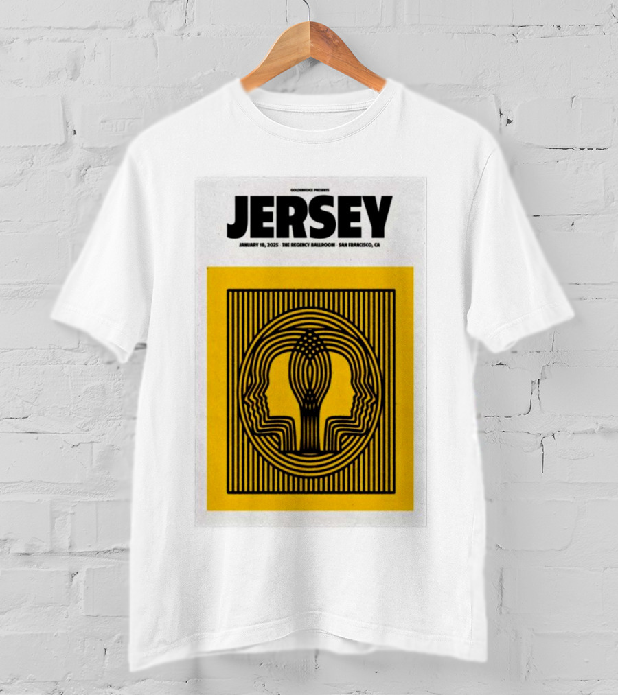 Goldenvoice Presents Jersey January 18, 2025 The Regency Ballroom San Francisco CA T-Shirt