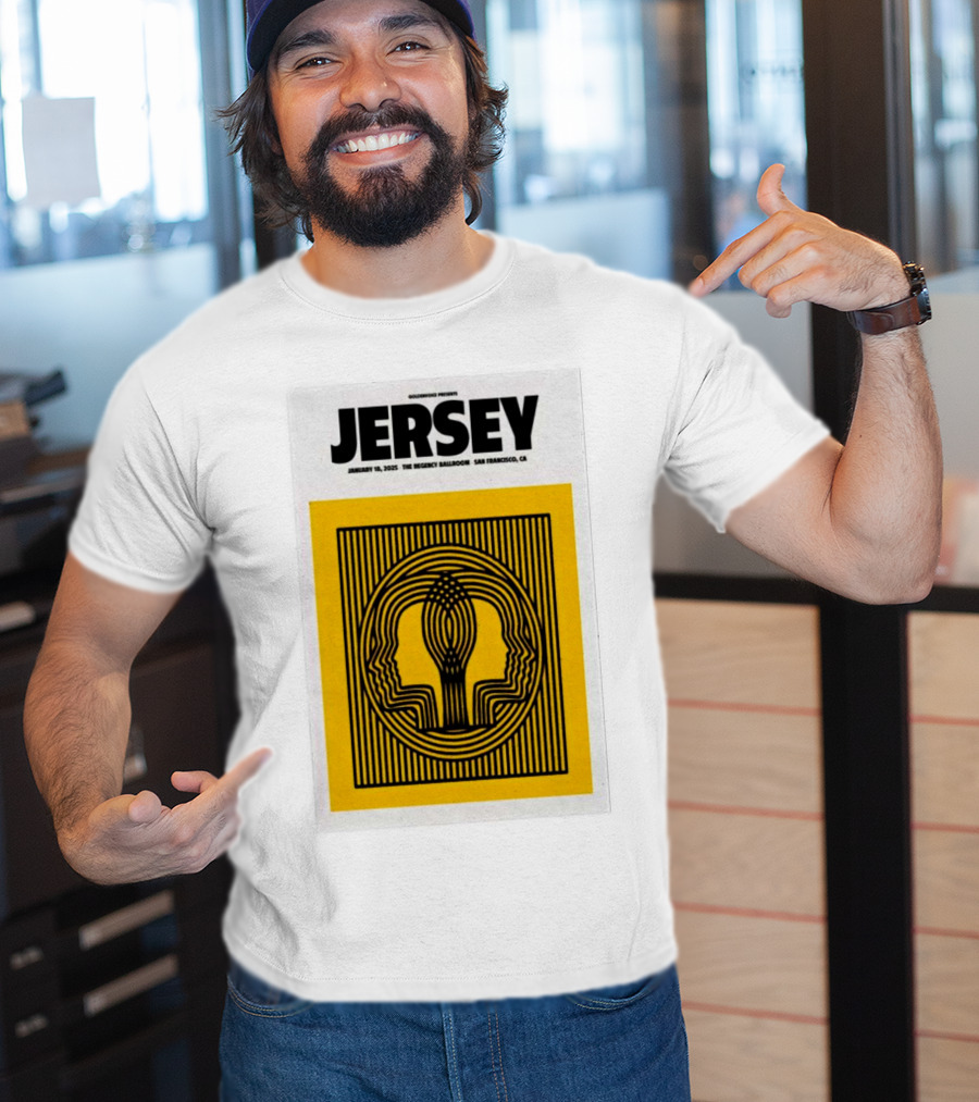 Goldenvoice Presents Jersey January 18, 2025 The Regency Ballroom San Francisco CA T-Shirt